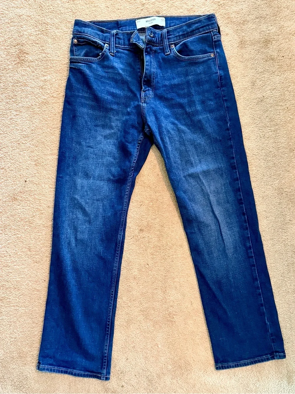 Hollister Men's Medium Blue Straight Jeans
